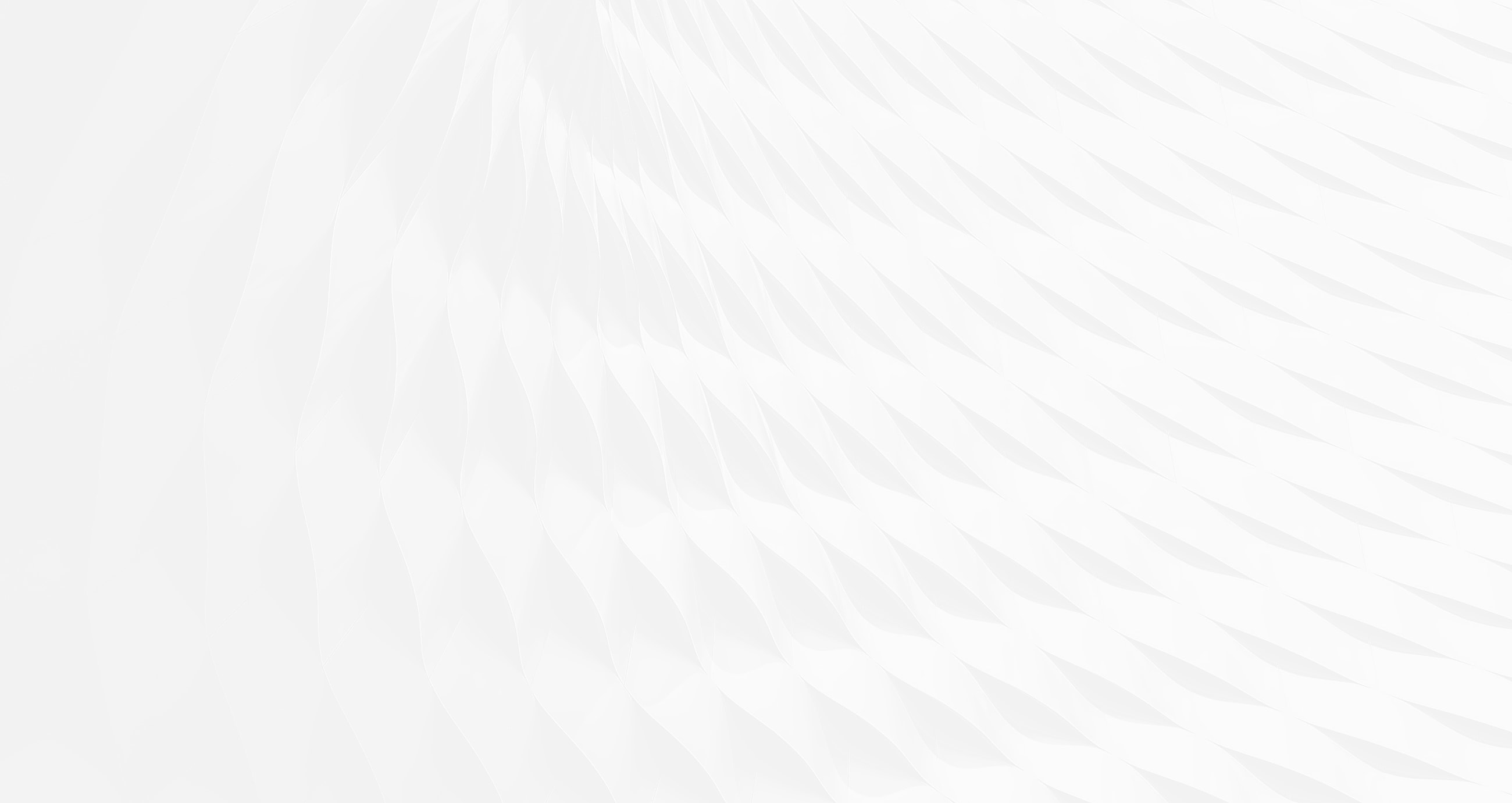 Abstract white geometric background with wave patterns.